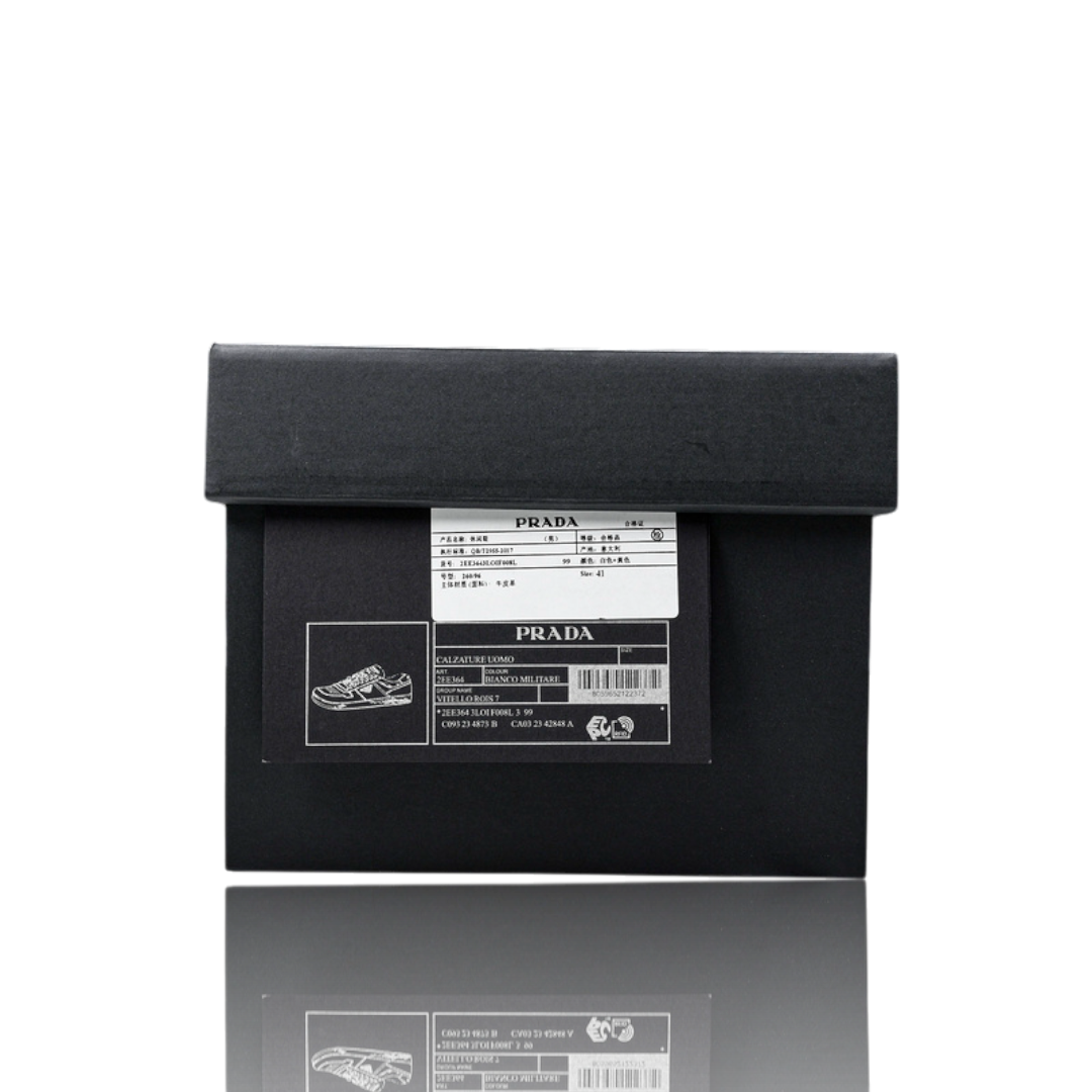 Prada Downtown Sneaker 'White Yellow Sun'