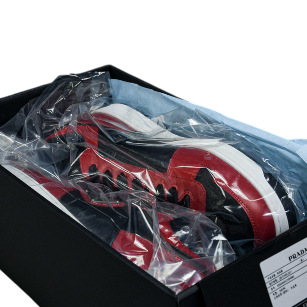 Prada Downtown Sneaker 'Black Red'