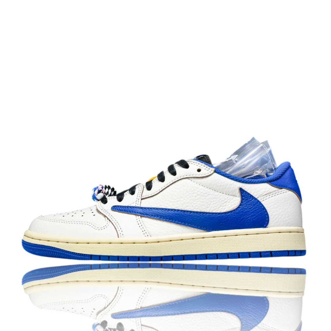 Travis Scott x Fragment AJ1 Low OG 'Sail Military Blue'