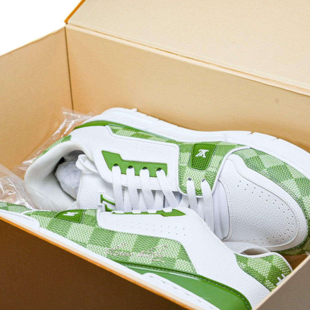 Louis Vuittоп Trainer Golf Shoes Low By Tyler, The Creator 'Green Damier'