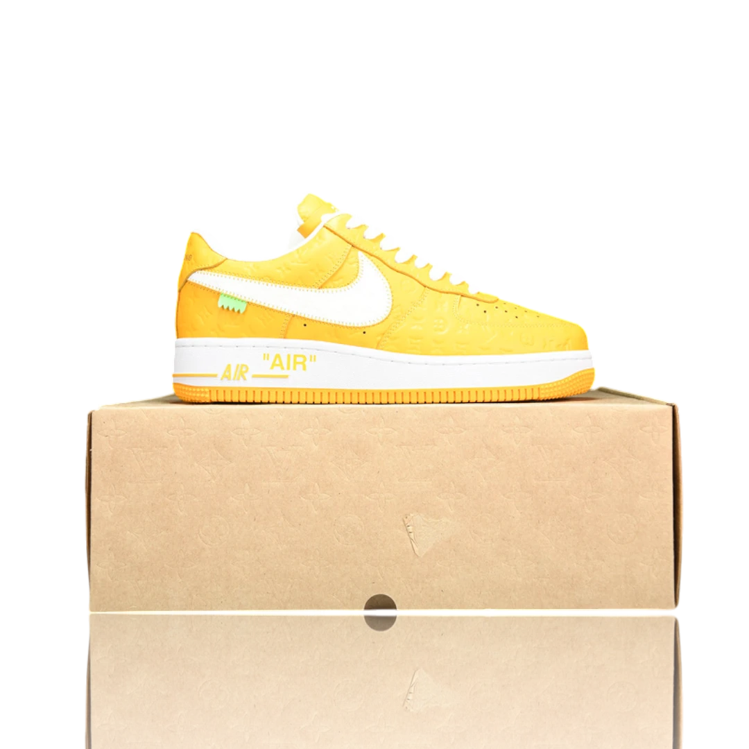 Louis Vuittоп x AF1 By Virgil Abloh 'White Yellow'