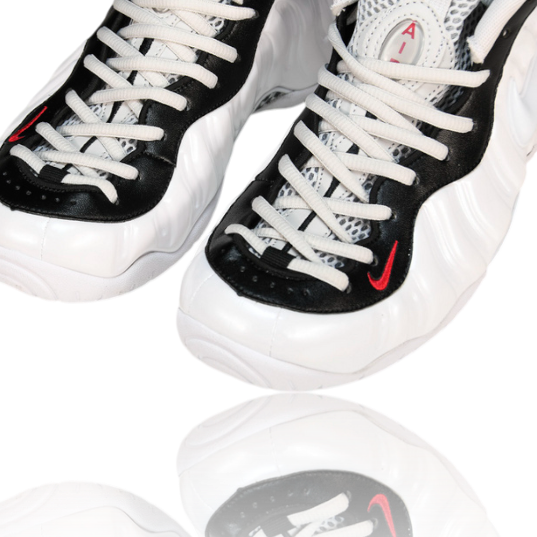 Air Foamposite Pro 'White Black University Red'