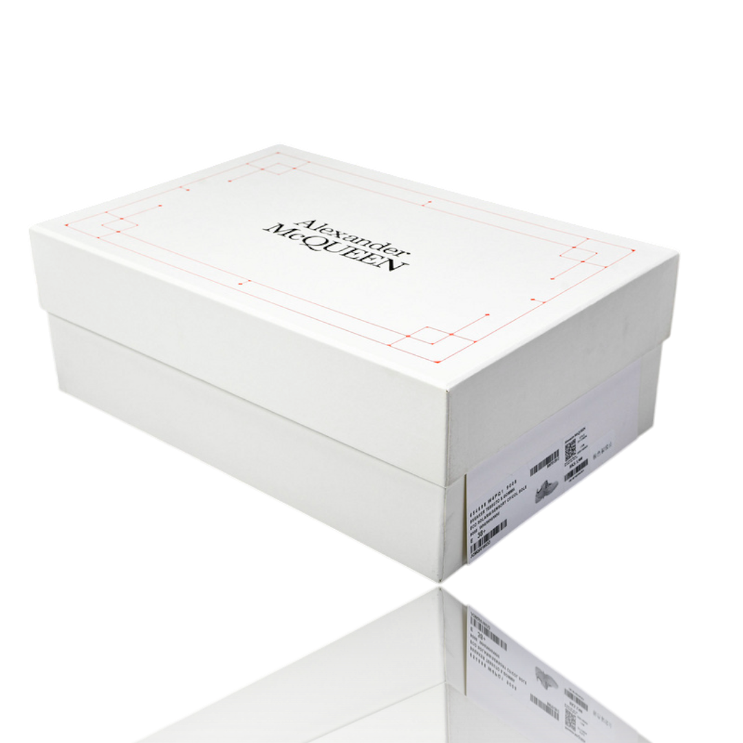 McQueen Trainers Flexion Crackled Leather 'Pink'