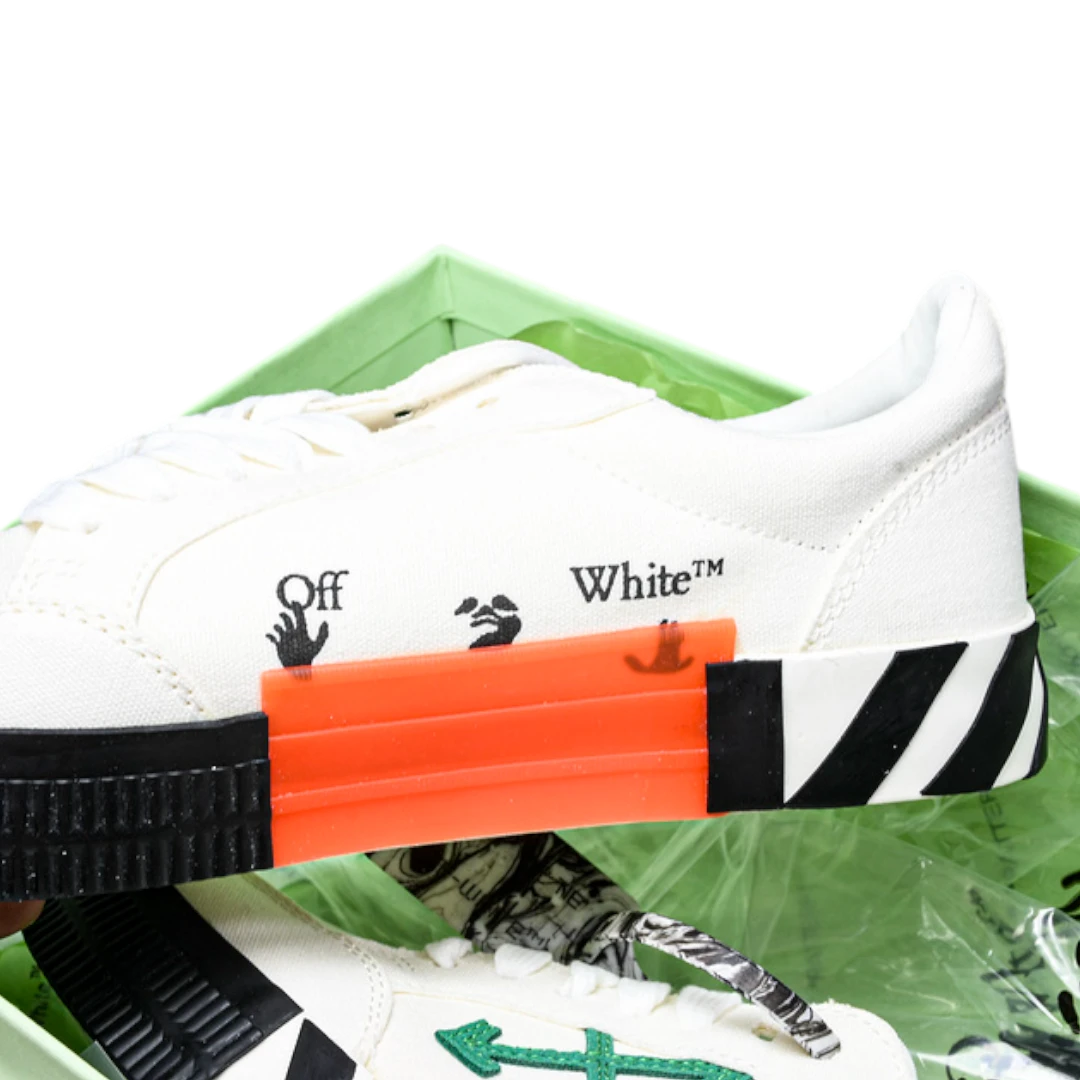 Off-White Vulc Low 'Canvas White Green'