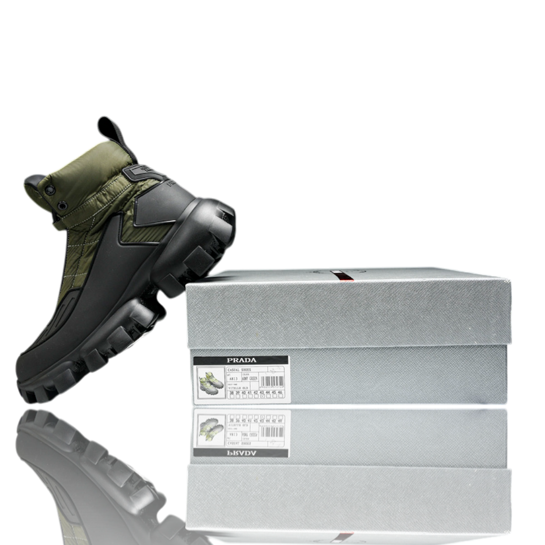 Prada Cloudbust Thunder High Tops 'Army Green'