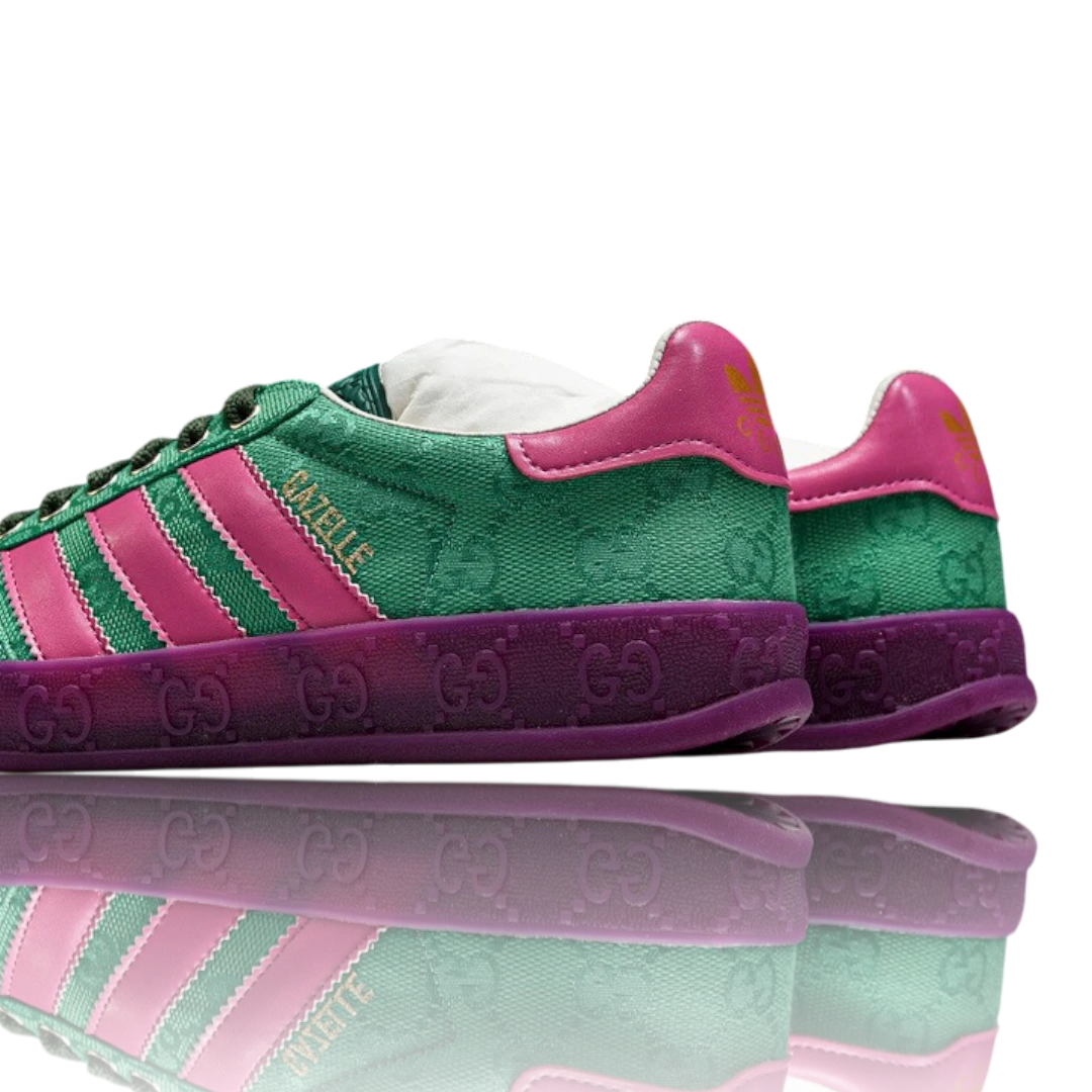 Guссi x Gazelle 'Green GG Monogram'