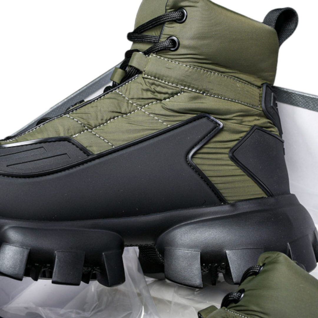 Prada Cloudbust Thunder High Tops 'Army Green'