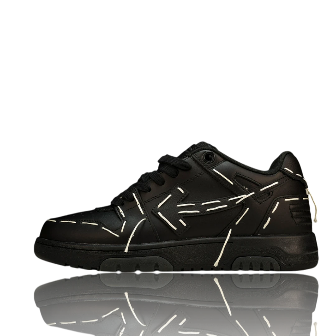 Off-White Out Of Office Low Top - Sartorial Stitch 'Black'