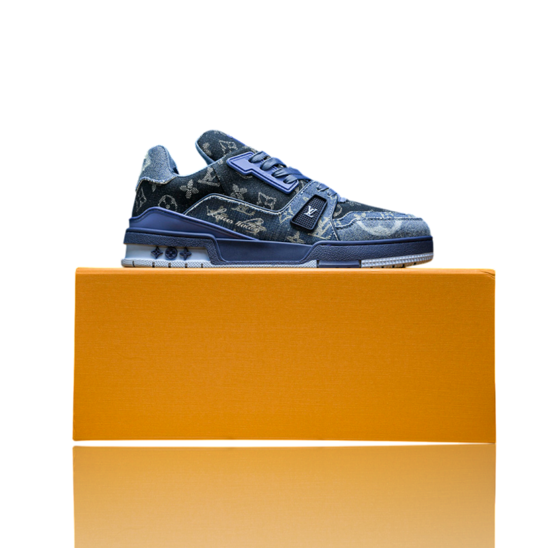 Louis Vuittоп Trainer Low 'Monogram Denim Blue'