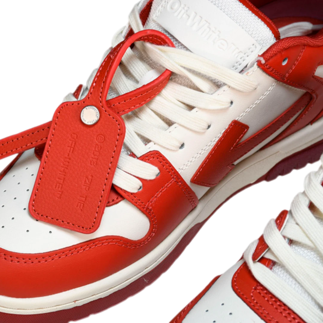 Off-White Out Of Office Low Top 'White Red'