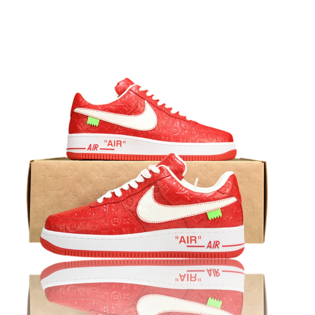 Louis Vuittоп x AF1 By Virgil Abloh 'White Red'