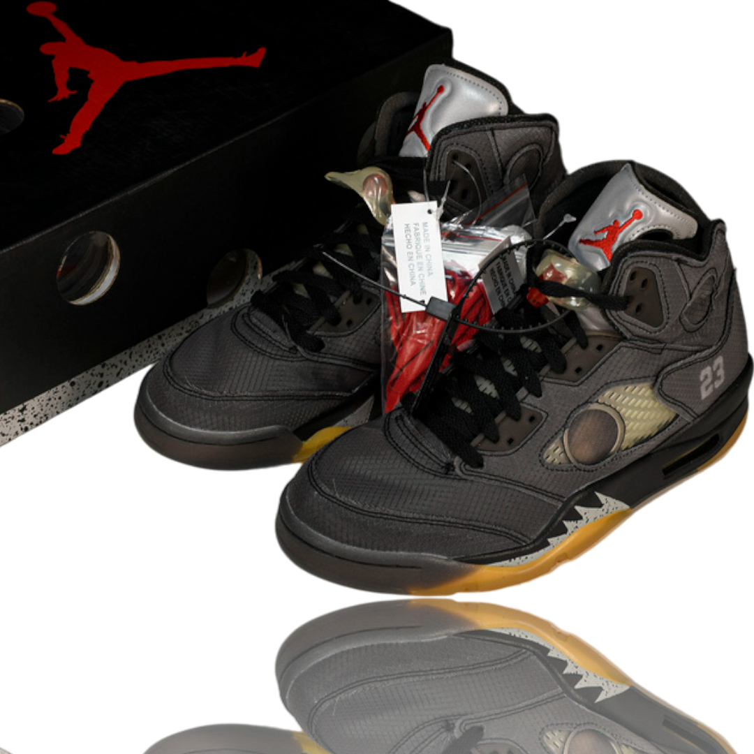 Off-White x AJ5 Retro 'Muslin'