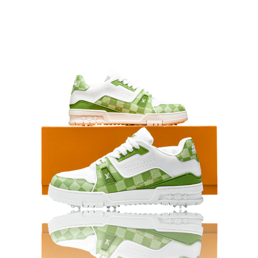 Louis Vuittоп Trainer Golf Shoes Low By Tyler, The Creator 'Green Damier'
