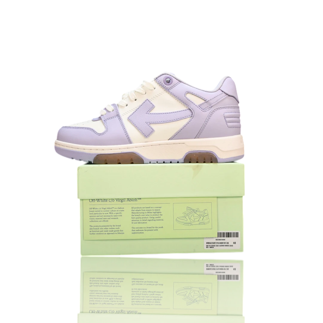 Off-White Out Of Office Low Top 'White Lilac'