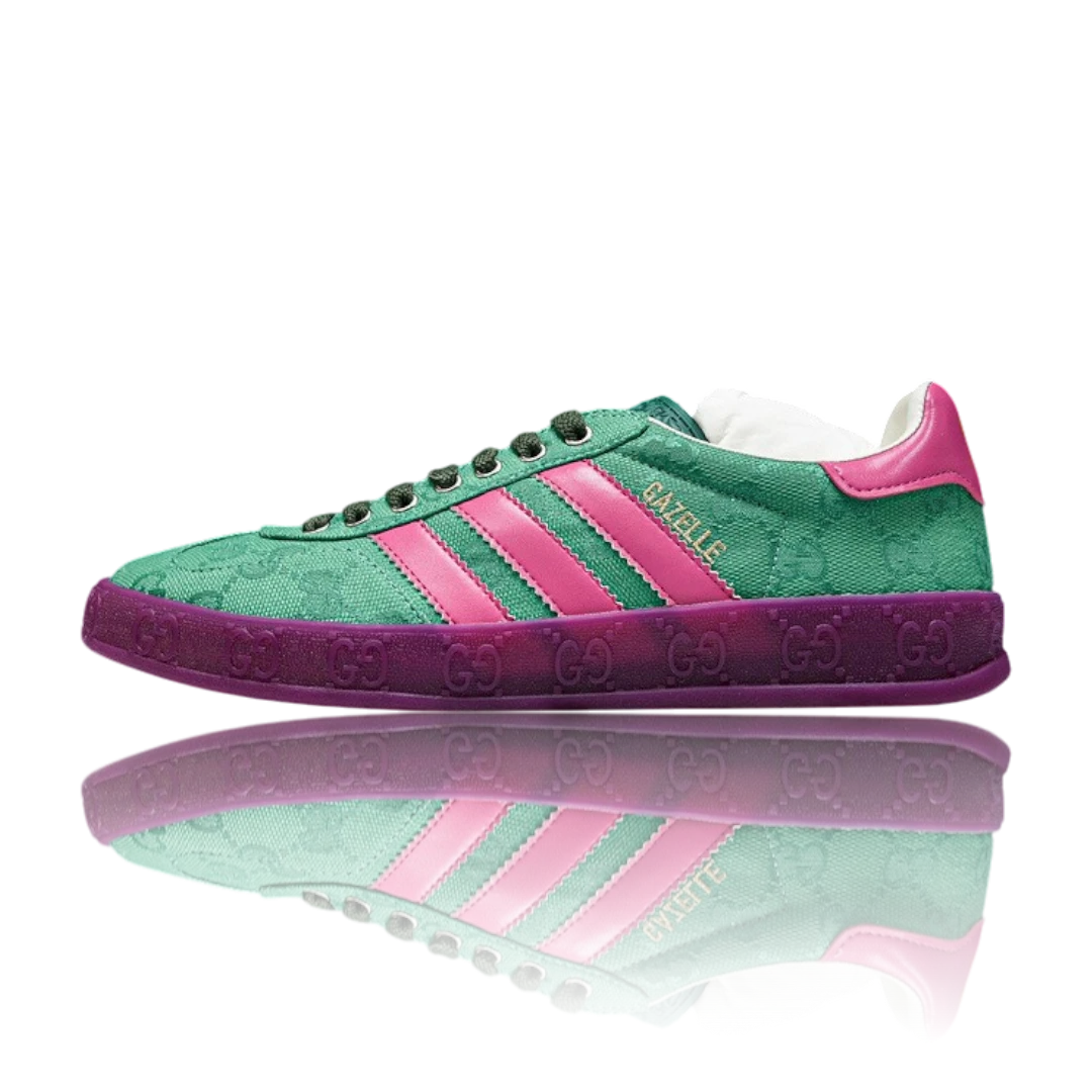Guссi x Gazelle 'Green GG Monogram'