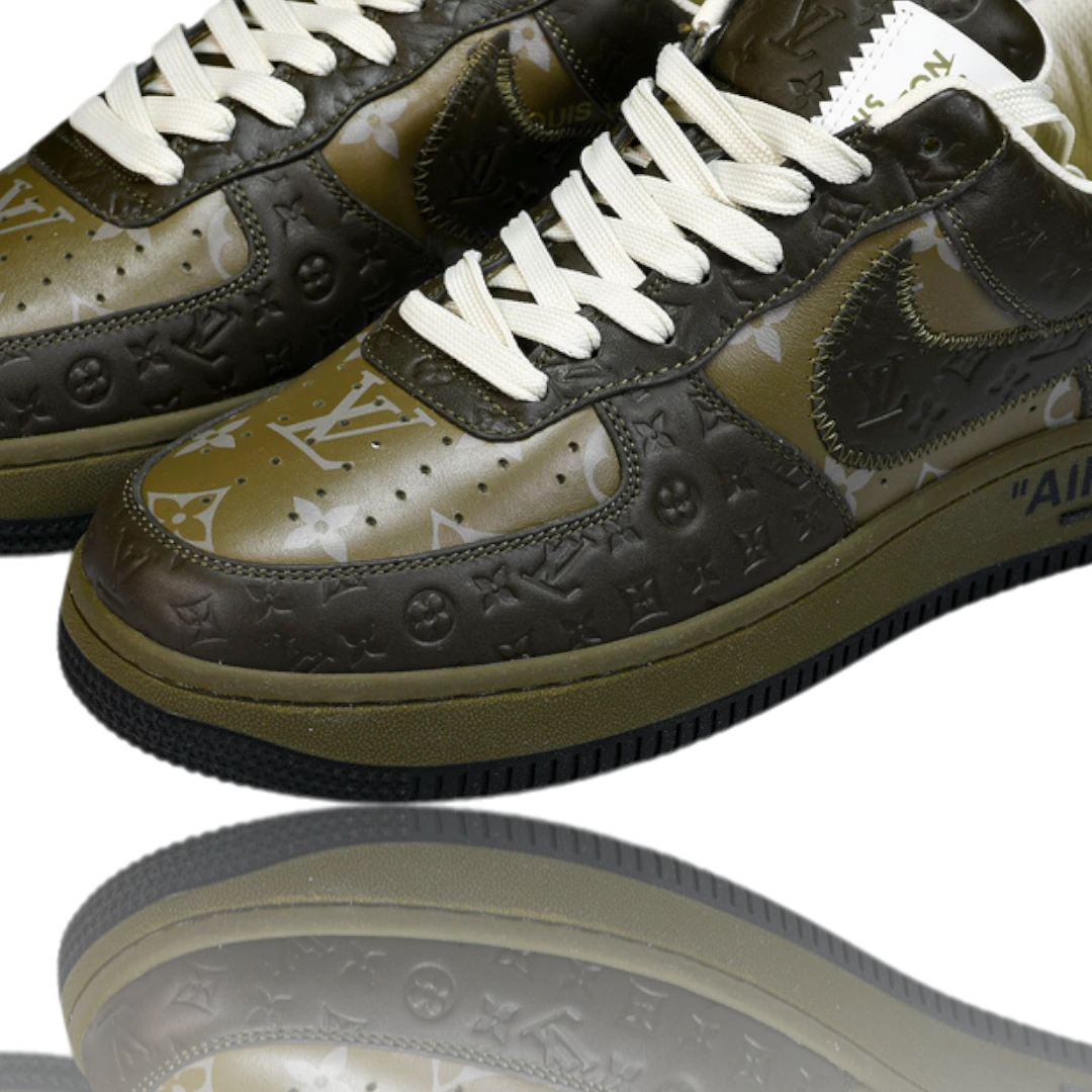 Louis Vuittоп x AF1 By Virgil Abloh 'Brown Grey'