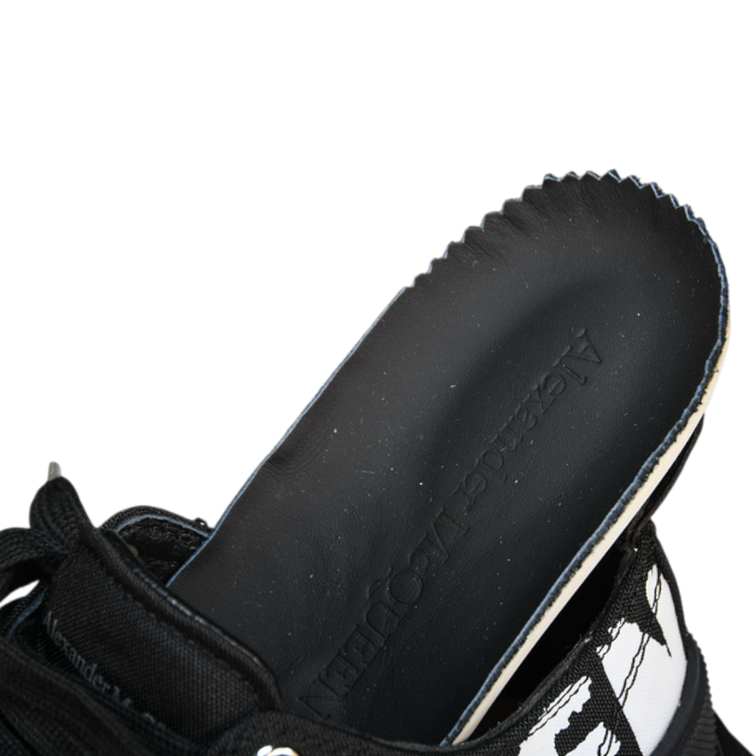 McQueen Tread Slick Low  Graffiti 'Black'
