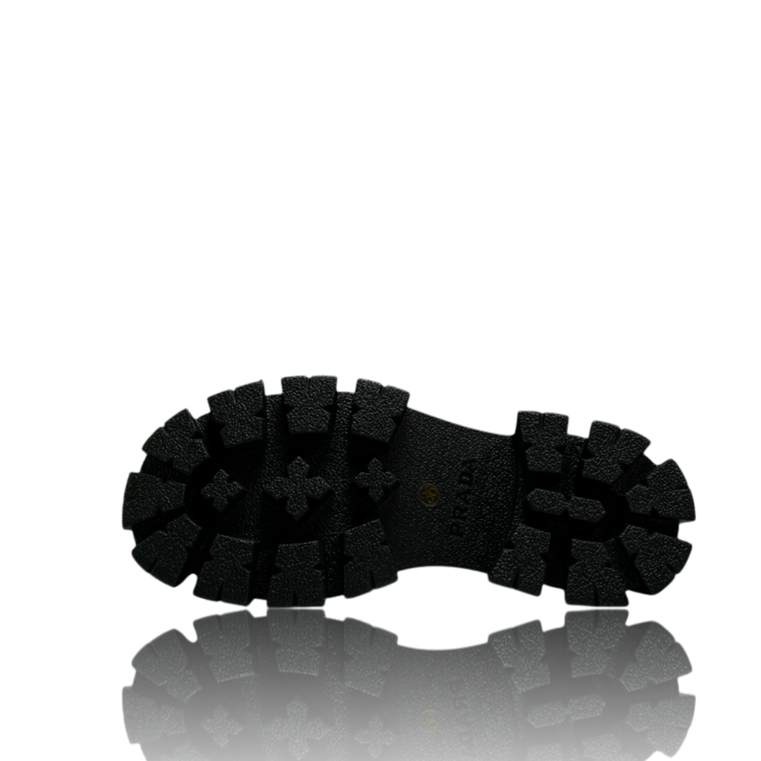 Prada Monolith Brushed Chelsea Boots 'Black'