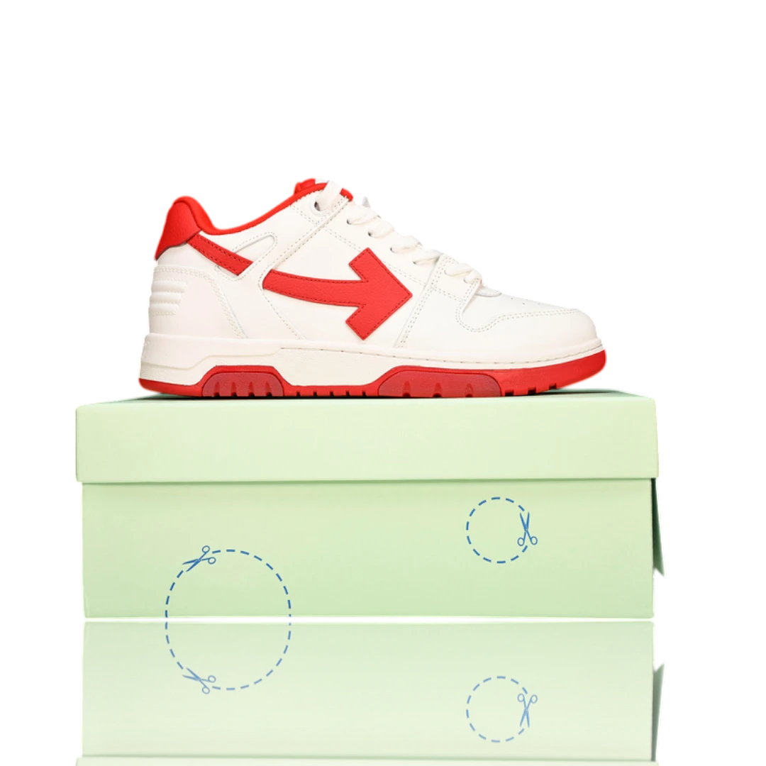 Off-White Out Of Office Low Top 'Red White'