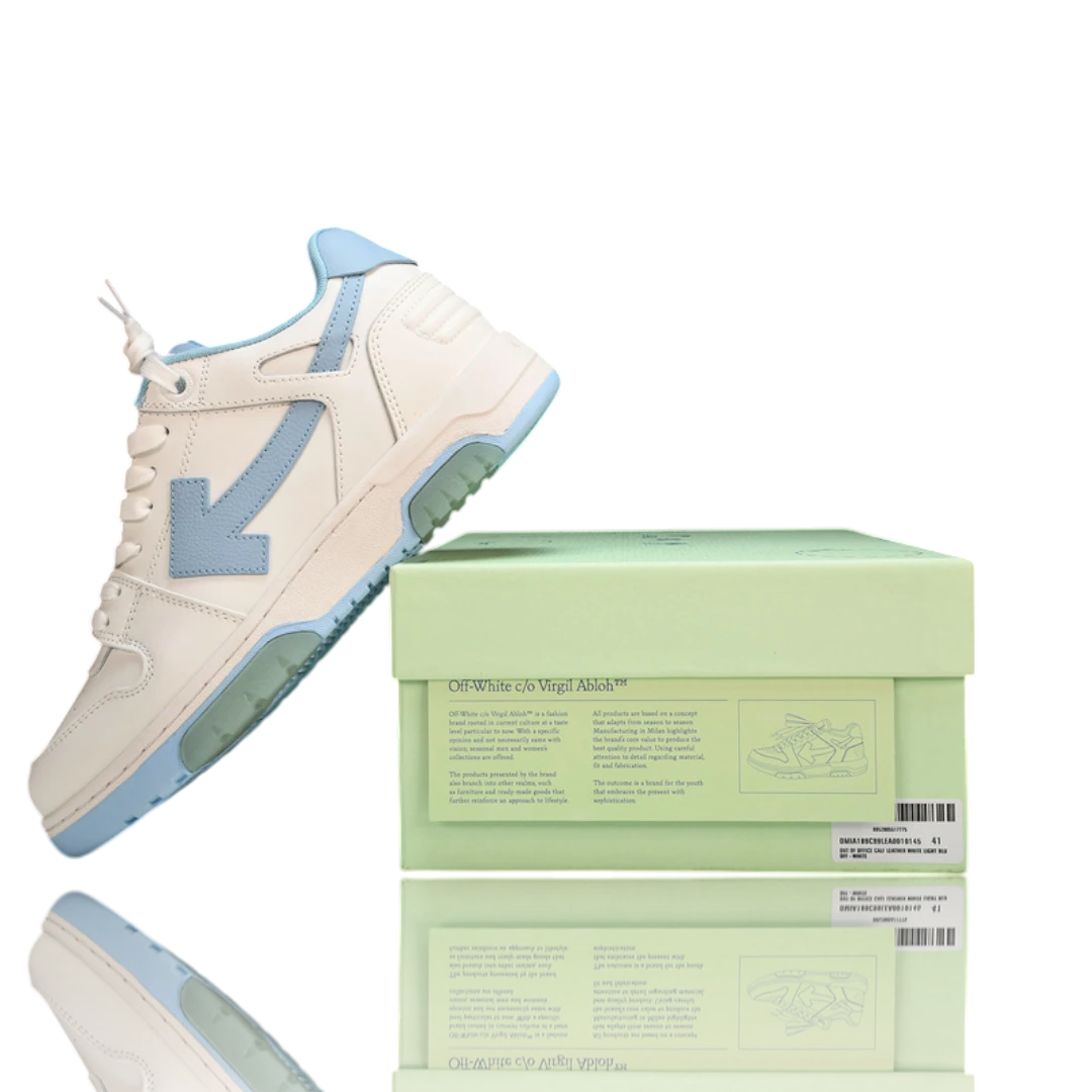 Off-White Out Of Office Low Top 'White Light Blue' (2023)