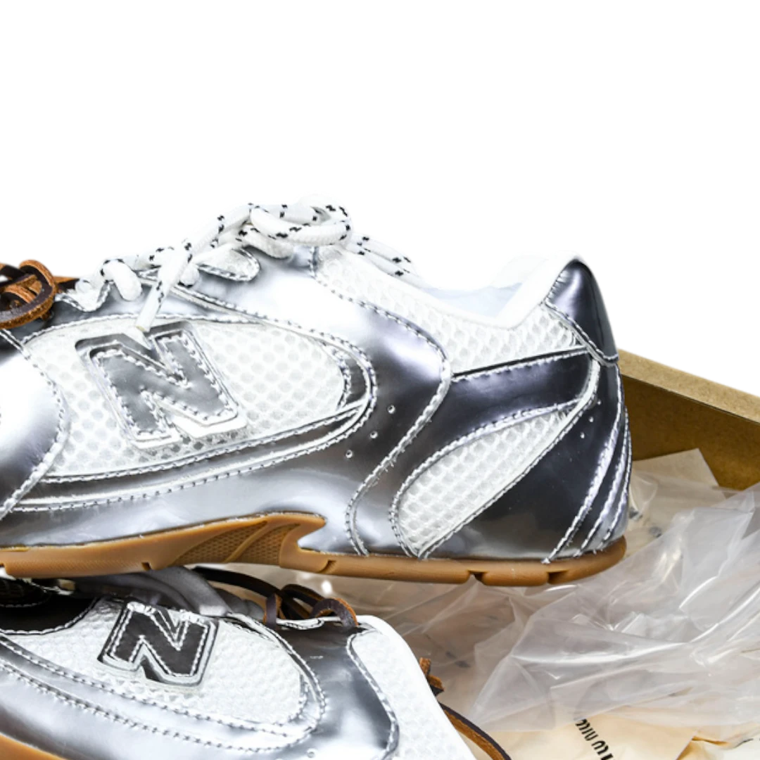 NB 530 SL x Miu Miu 'Metallic Silver'