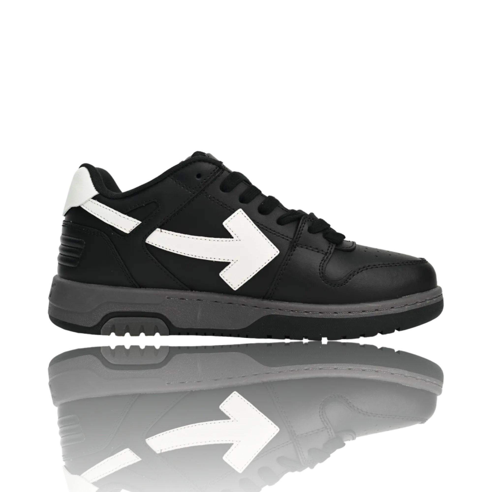 Off-White Out Of Office Low Top 'Black White'