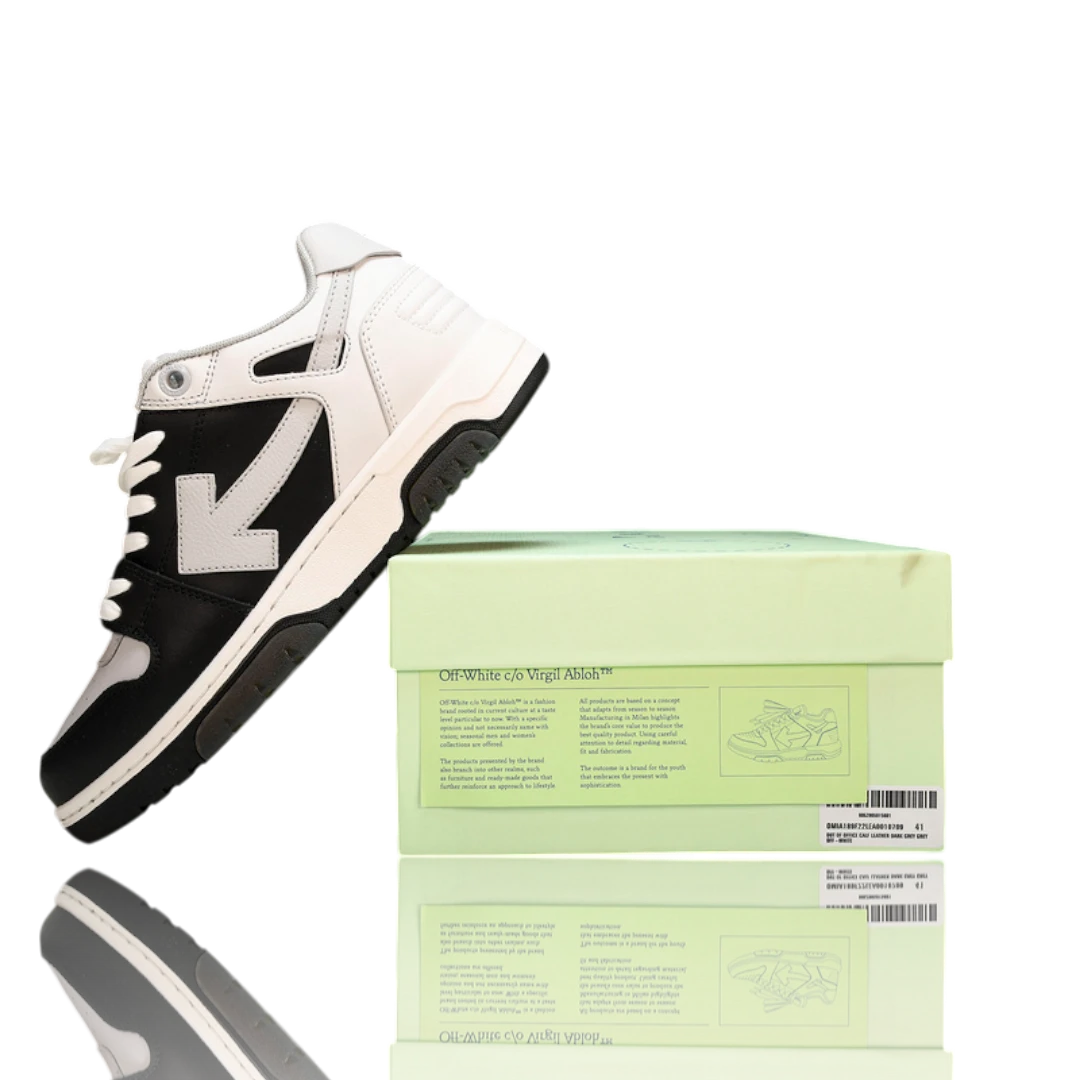 Off-White Out Of Office Low Top 'Light Grey Black'