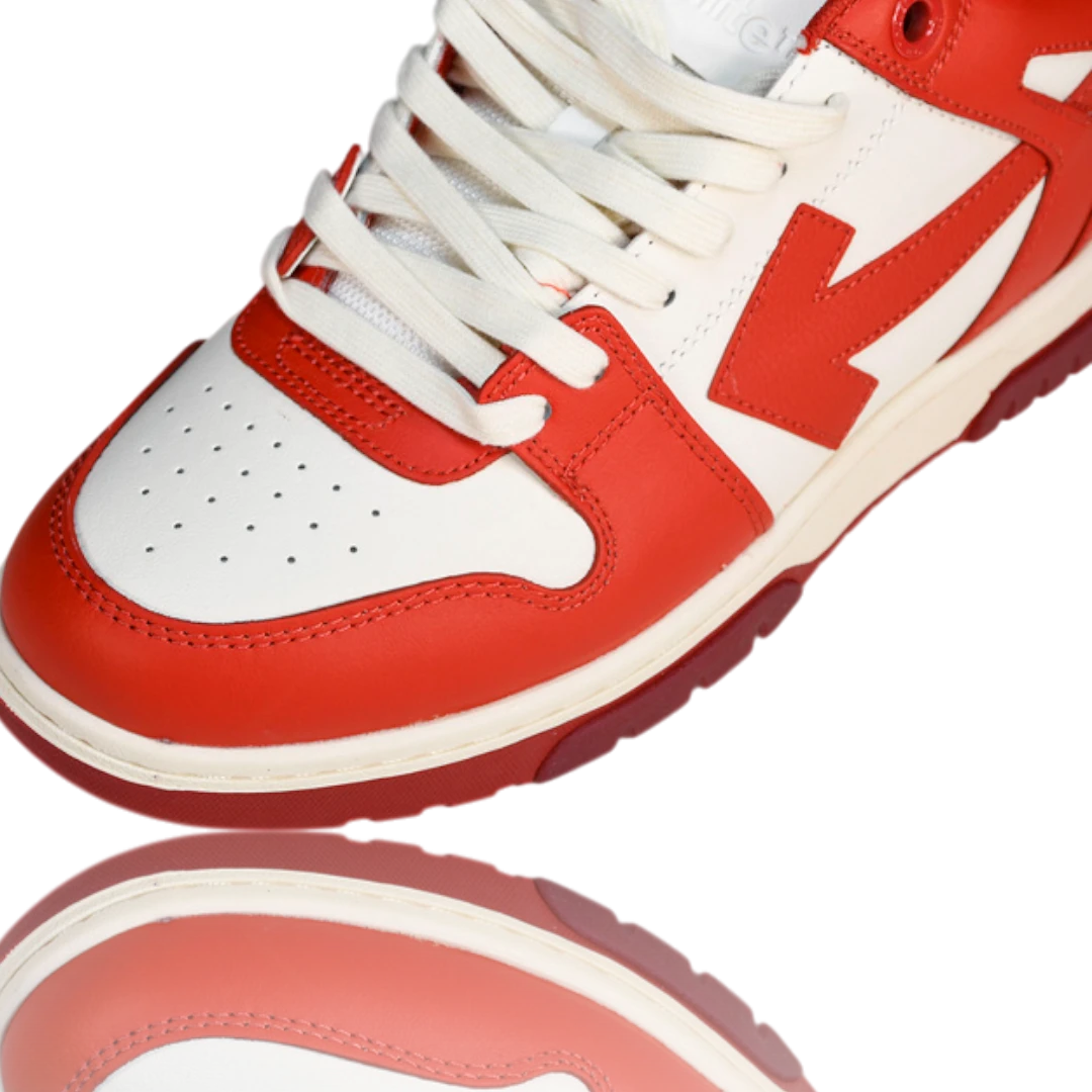 Off-White Out Of Office Low Top 'White Red'