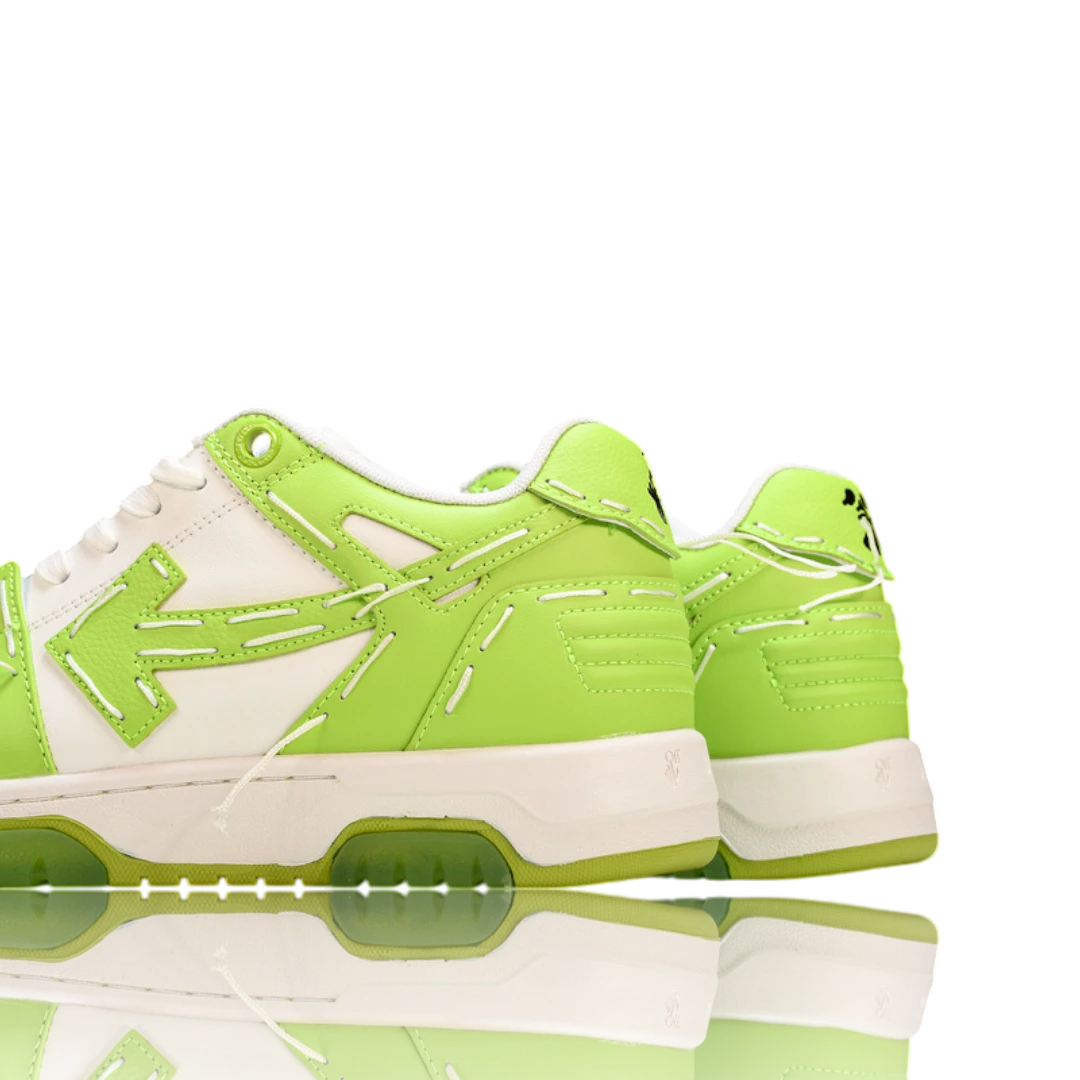 Off-White Out Of Office Low Top - Sartorial Stitch 'Green White'