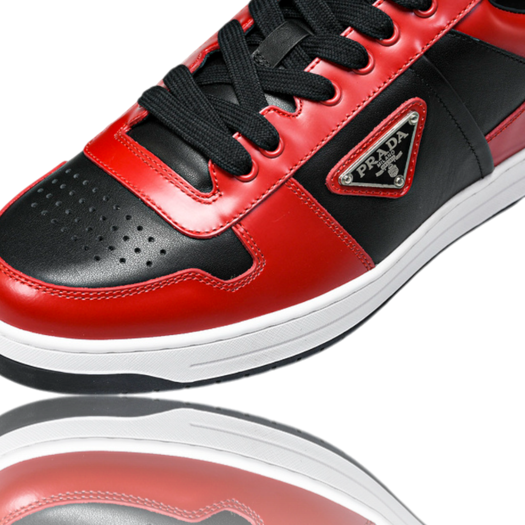 Prada Downtown Sneaker 'Black Red'