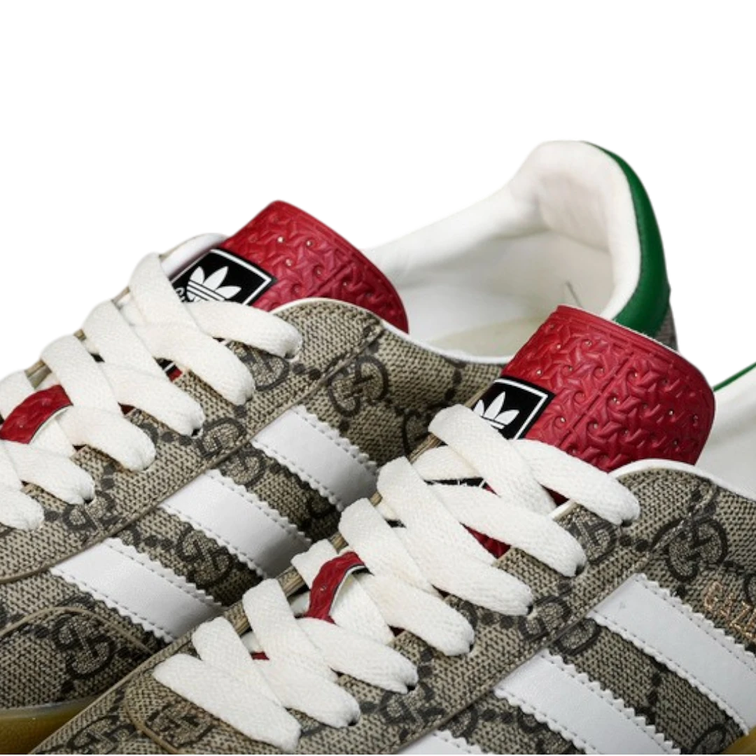 Guссi x Gazelle 'Beige GG Monogram'