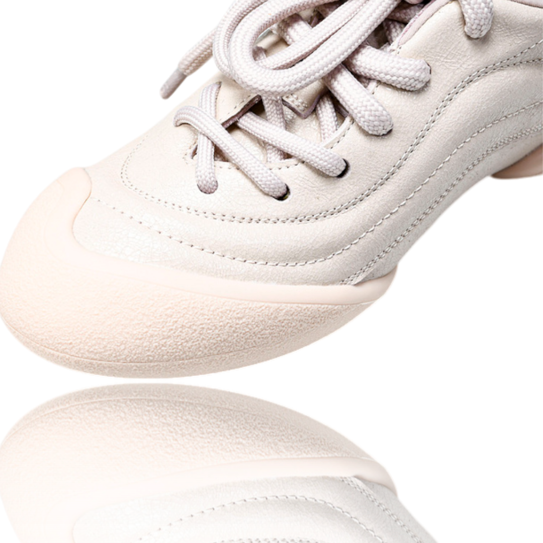 McQueen Trainers Flexion Crackled Leather 'Pink'