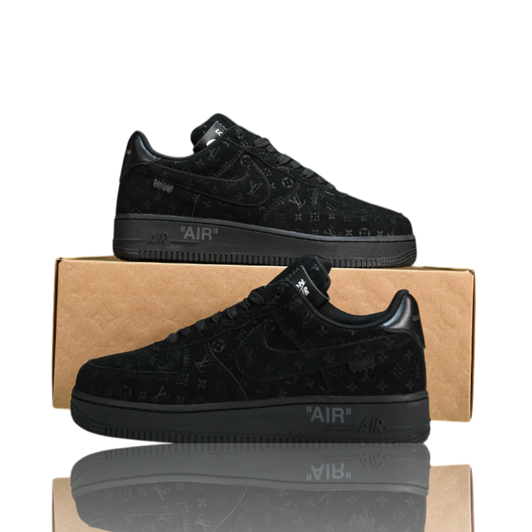 Louis Vuittоп x AF1 By Virgil Abloh ‘Black’