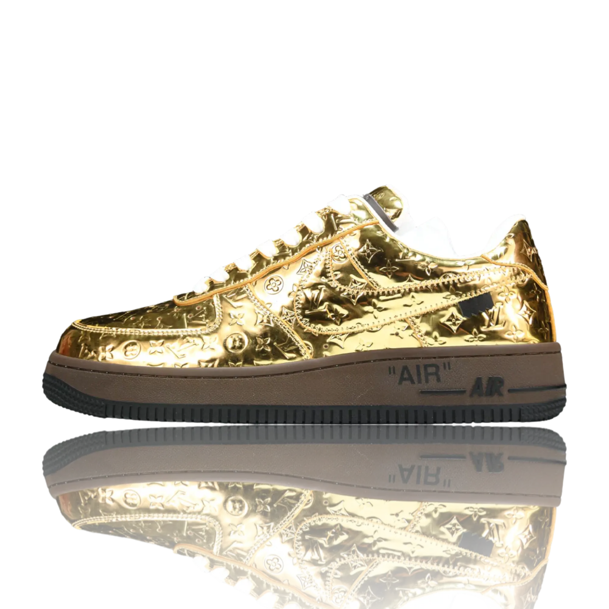 Louis Vuittоп x AF1 By Virgil Abloh 'Metallic Gold'