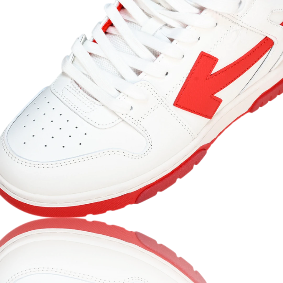 Off-White Out Of Office Low Top 'Red White'