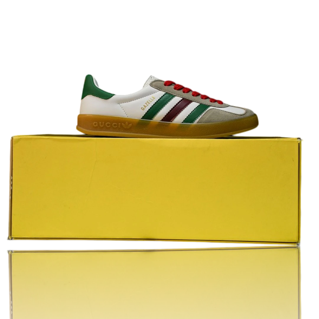 Guссi x Gazelle 'White Green Red'