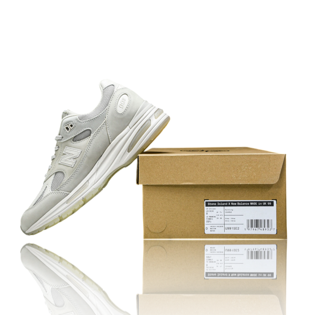 NB 991v2 MiUK x Stone Island 'Ghost Pack Sand'