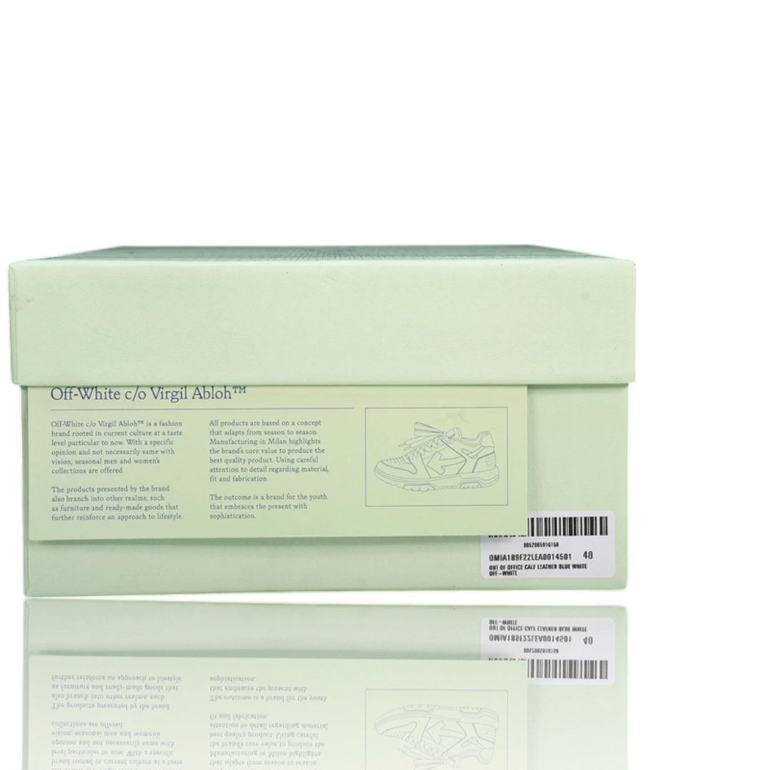 Off-White Out Of Office Low Top 'White Blue'