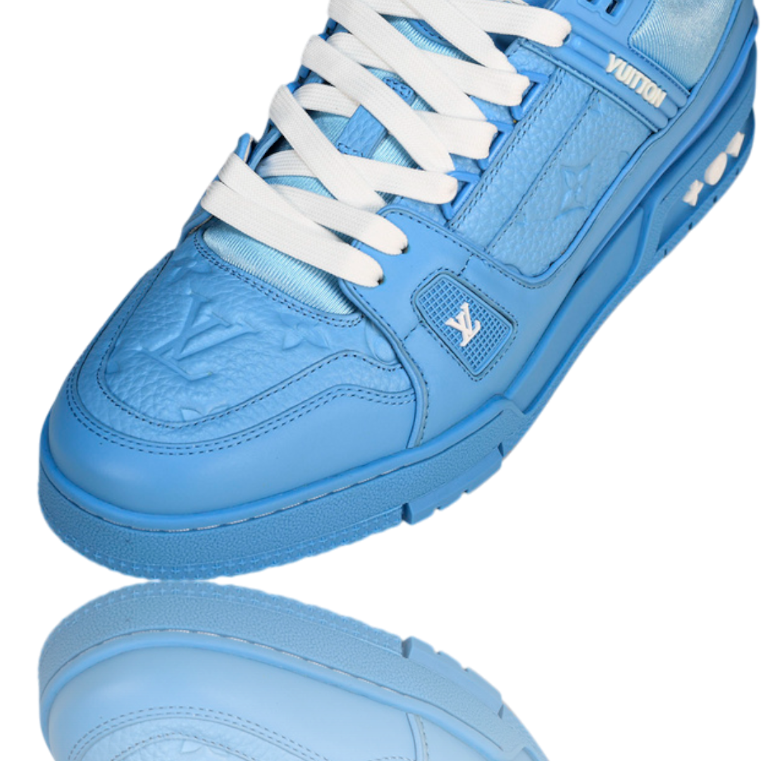 Louis Vuittоп Trainer Low 'Monogram Blue Embossed'