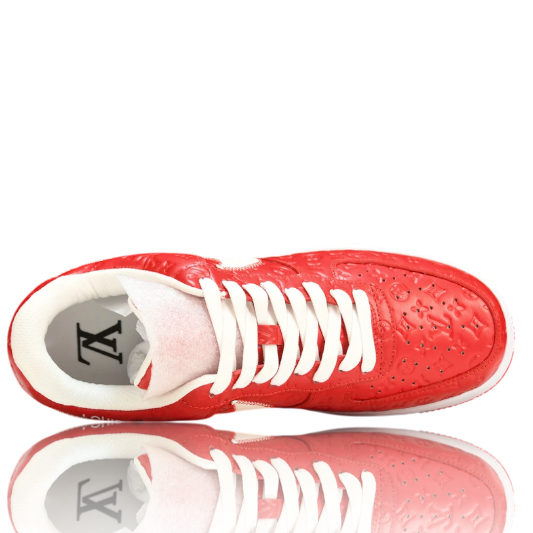 Louis Vuittоп x AF1 By Virgil Abloh 'White Red'