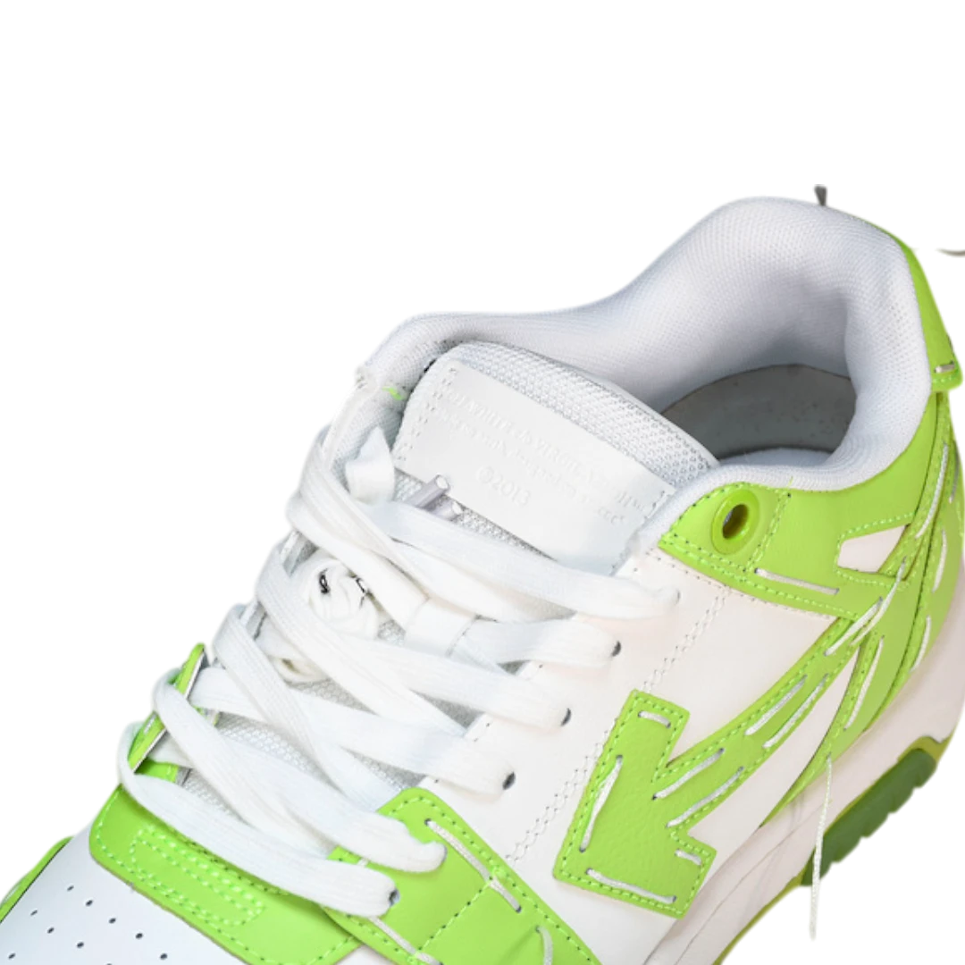 Off-White Out Of Office Low Top - Sartorial Stitch 'Green White'