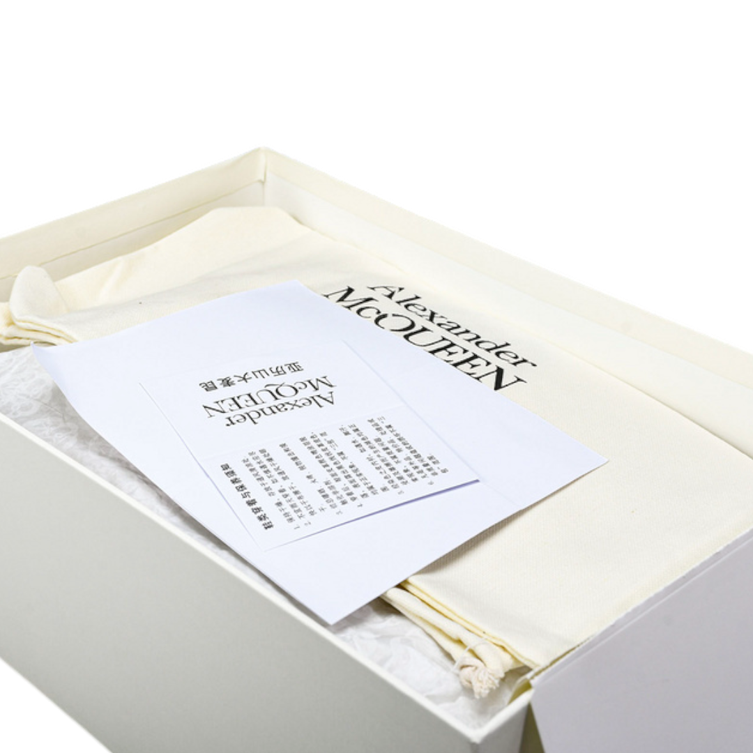 McQueen Trainers Flexion Crackled Leather 'Pink'