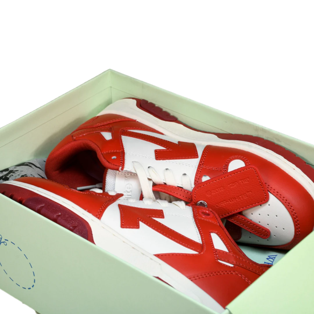 Off-White Out Of Office Low Top 'White Red'