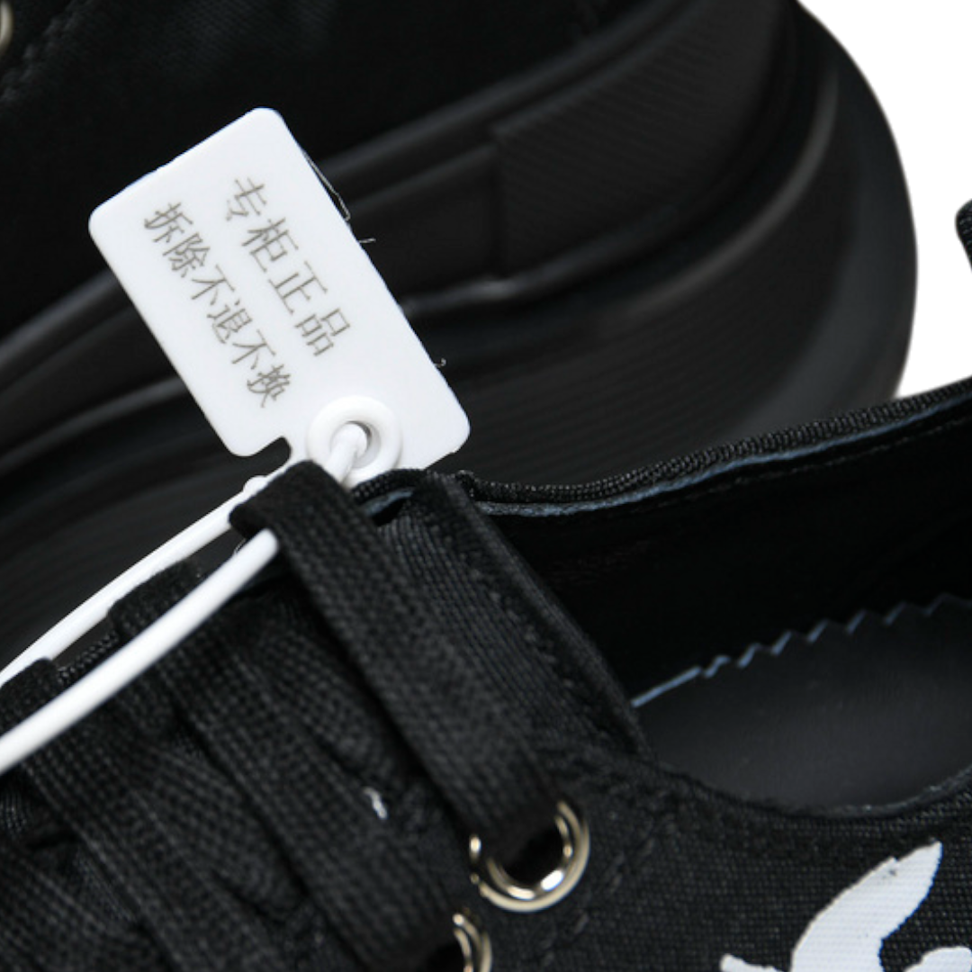 McQueen Tread Slick Low  Graffiti 'Black'