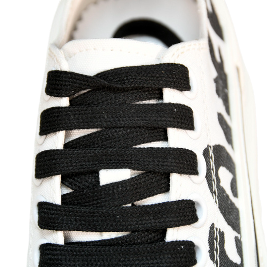 McQueen Tread Slick Low  Graffiti 'White'