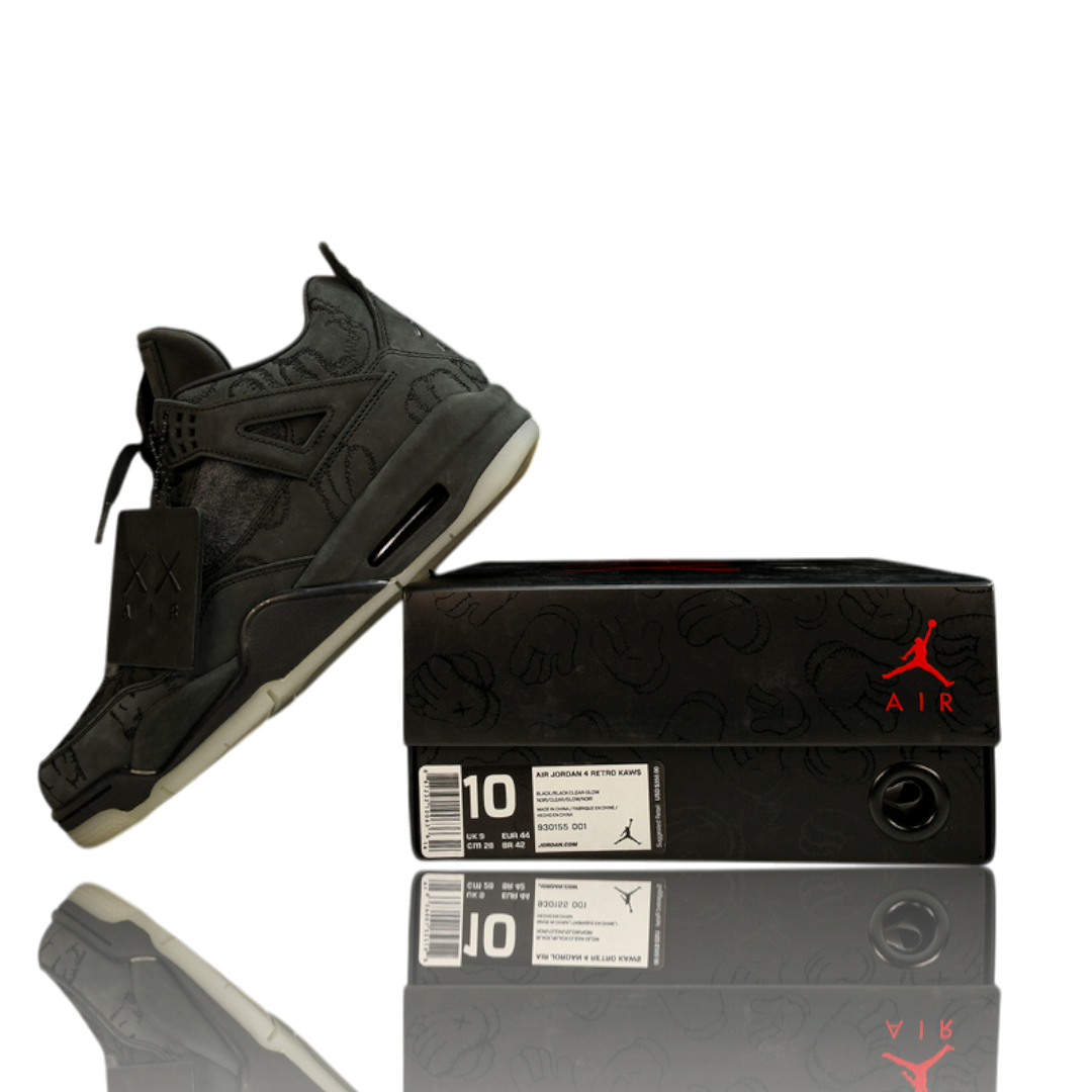 KAWS x AJ4 Retro 'Black'