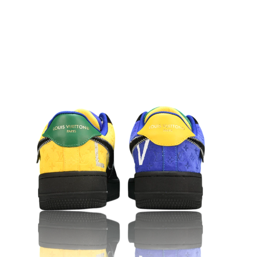 Louis Vuittоп x AF1 By Virgil Abloh ‘Black Metallic Silver’