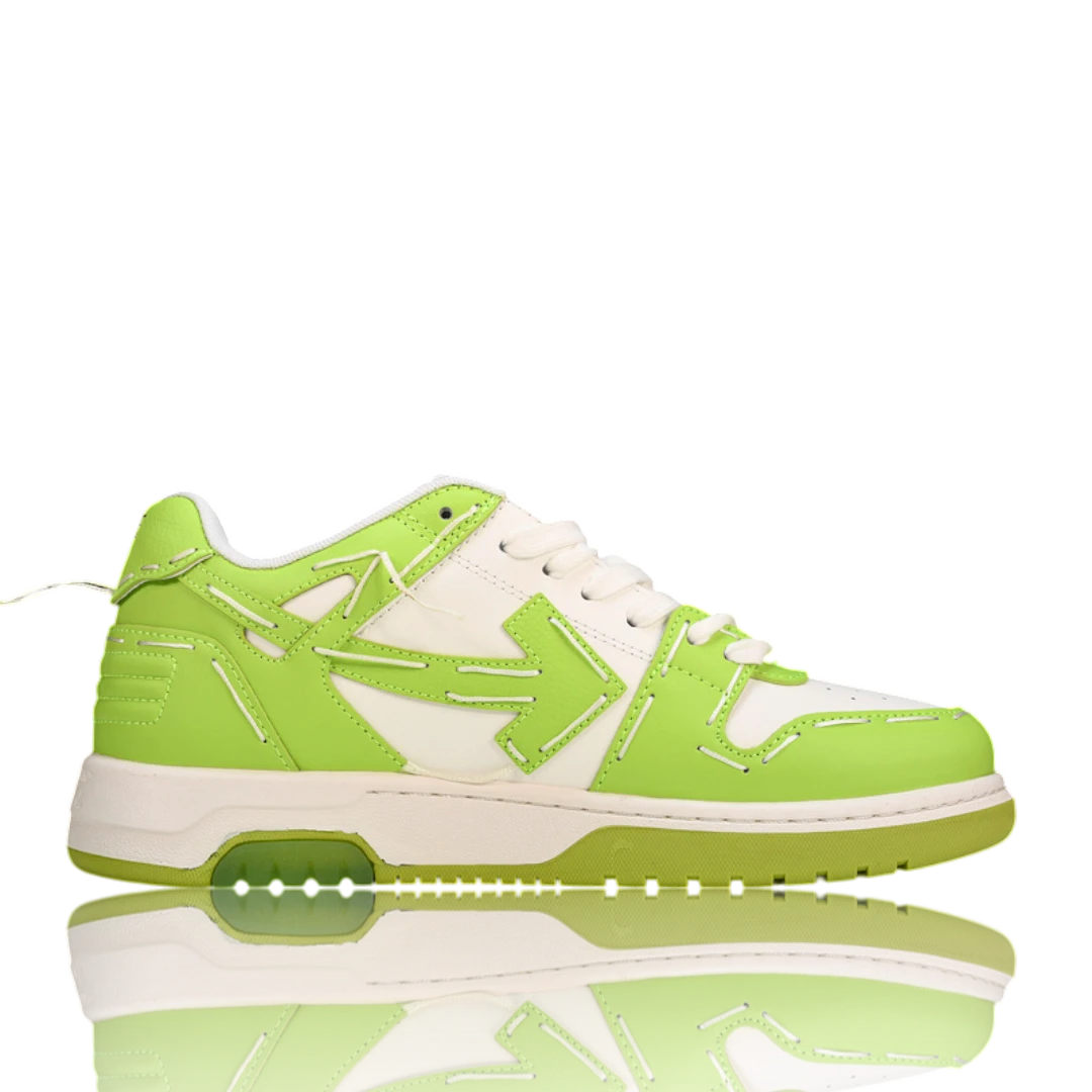 Off-White Out Of Office Low Top - Sartorial Stitch 'Green White'