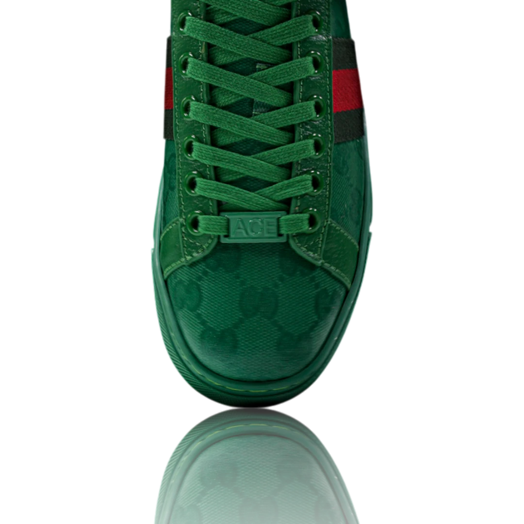 Guссi Ace Web 'Green Monogram'