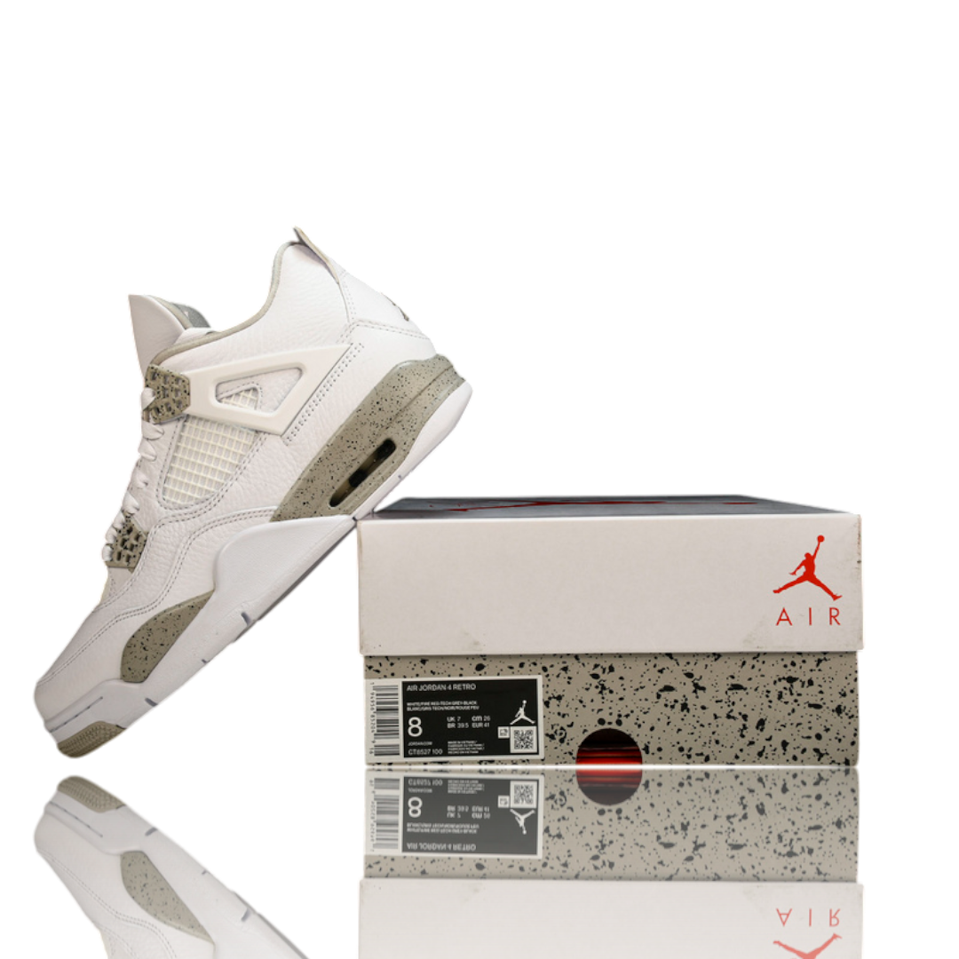 AJ4 Retro 'White Oreo'